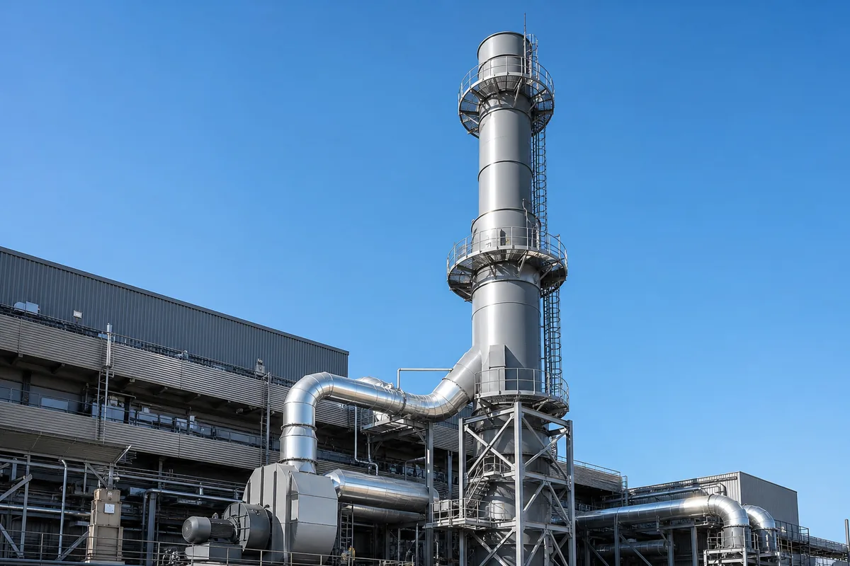 Industrial chimney and stack system